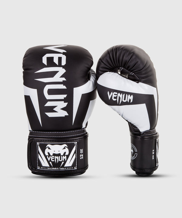Guantes de boxeo Venum Elite – Negro/Blanco