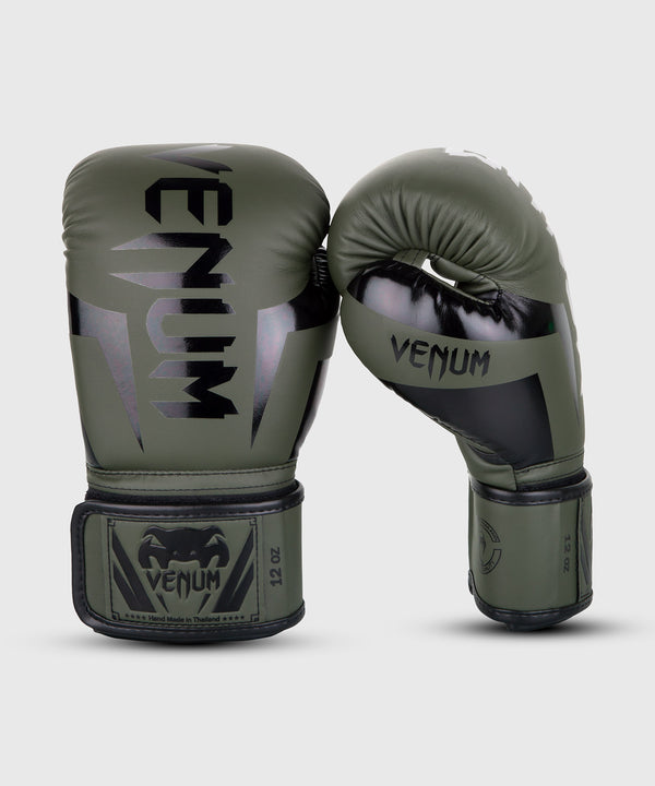 Guantes de boxeo Venum Elite – Verde/Negro