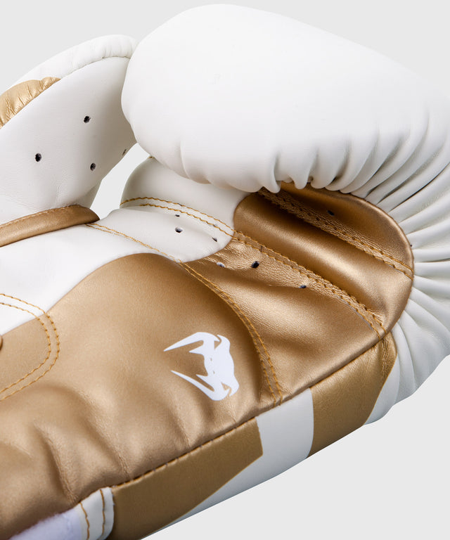 Venum Elite Boxing gloves – White/Gold