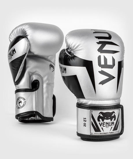 Venum Bokshandschoenen Elite - Zilver/Zwart