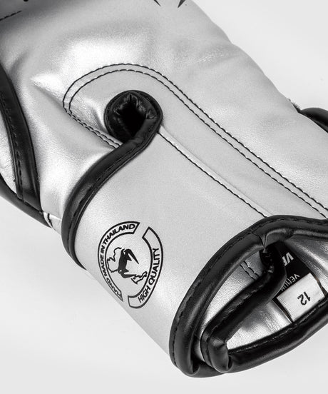 Venum Bokshandschoenen Elite - Zilver/Zwart