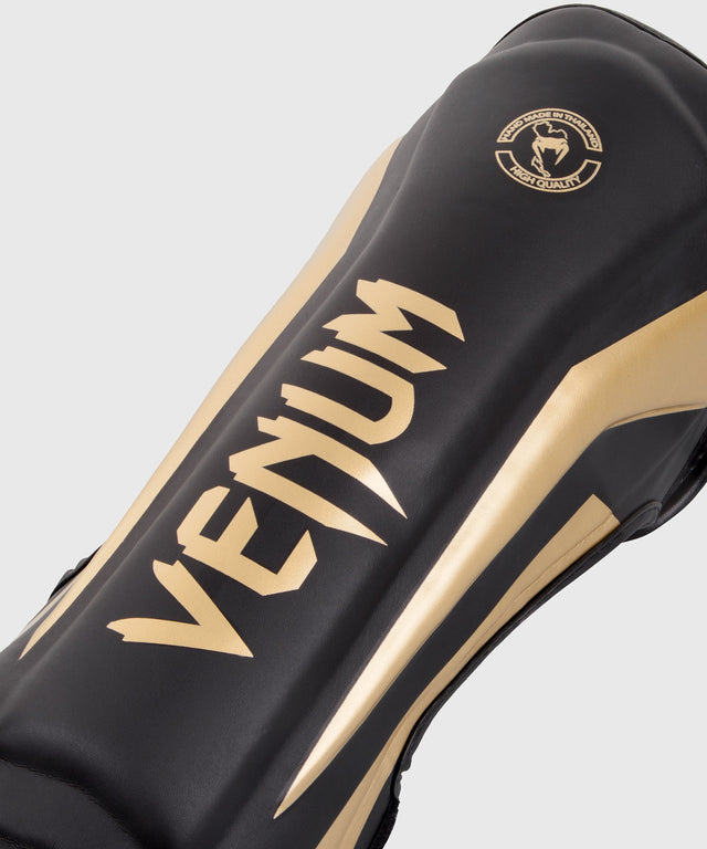 Venum Skinnebensbeskyttere Kickboxing Elite - Sort/Guld