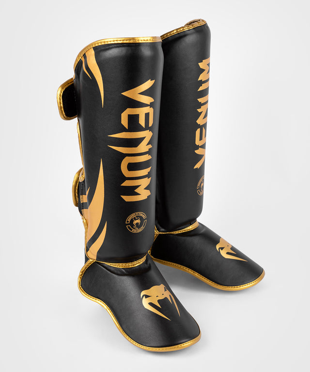Venum Scheenbeschermers Kickboks Challenger - Zwart/Goud