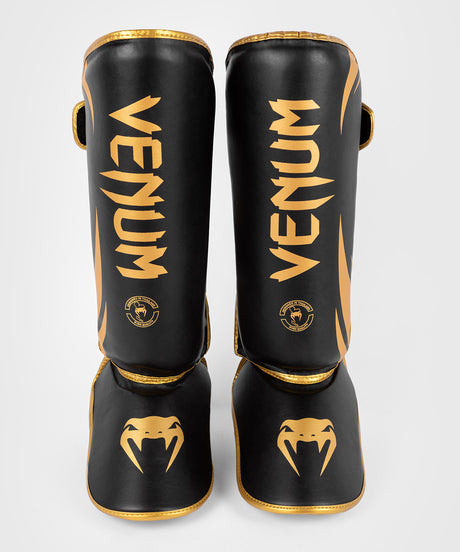Venum Shin guards Kickboxing Challenger – Black/Gold