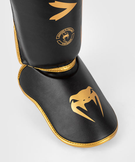 Venum Shin guards Kickboxing Challenger – Black/Gold
