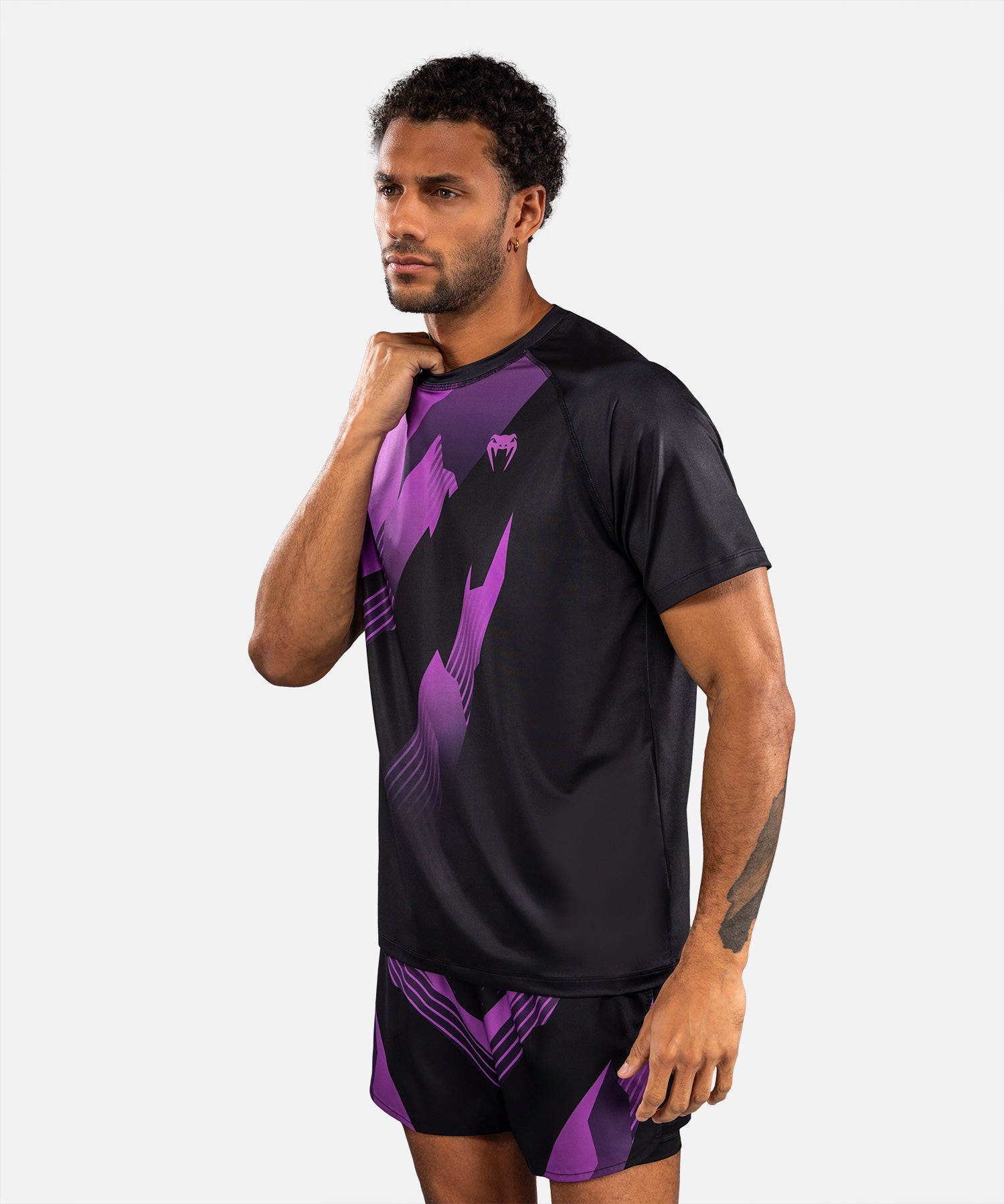 Venum T-Shirt No-Gi 6.0 - Zwart/Paars