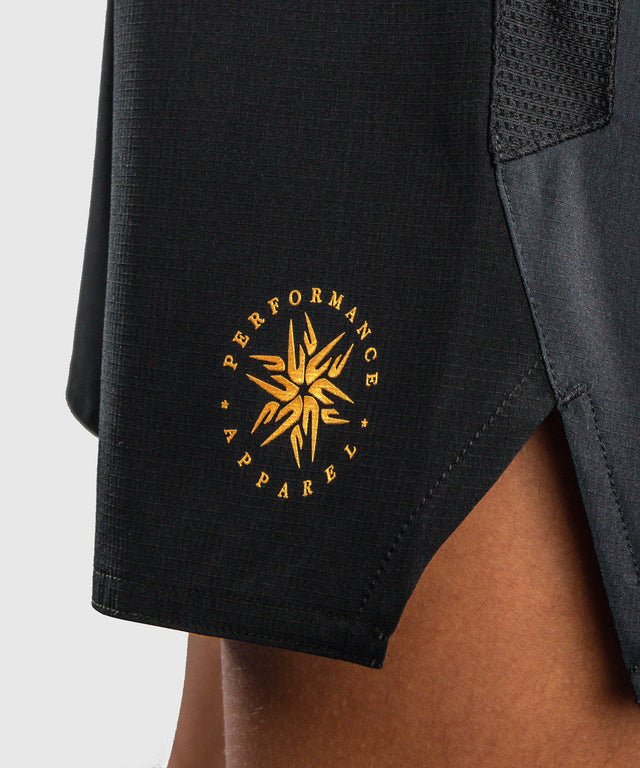 Venum MMA-Shorts Attack Kinder – Schwarz/Gold
