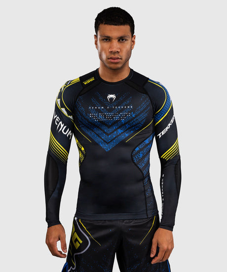 Venum Rashguard TEKKEN 8 King – Czarny/Żółty – zdjęcie 1