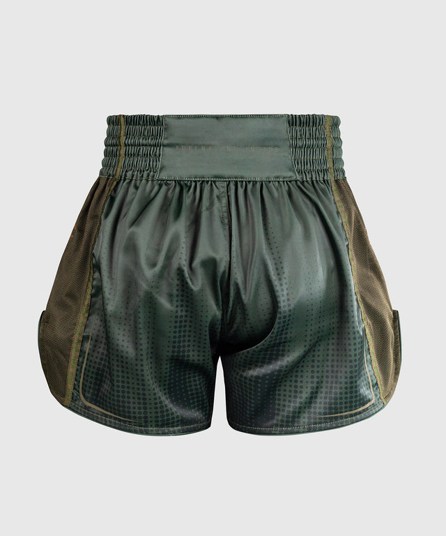 Spodenki Muay Thai Venum Stealth – Khaki/Ciemnozielone
