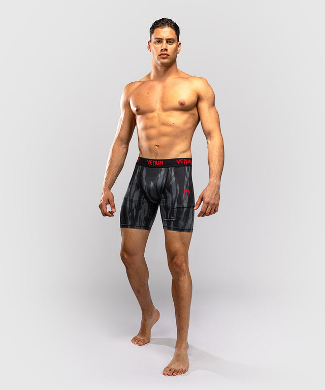 Venum Compressie Shorts Demon - Zwart/Grijs (VENUM-06364-109)