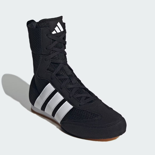 Dziecięce buty bokserskie Adidas Box Hog Classic – Czarne/Białe