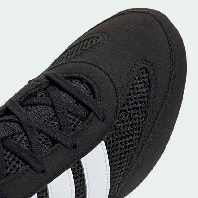 Dziecięce buty bokserskie Adidas Box Hog Classic – Czarne/Białe