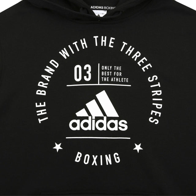 Bluza bez rękawów Adidas Community Boxing – Czarna/Biała
