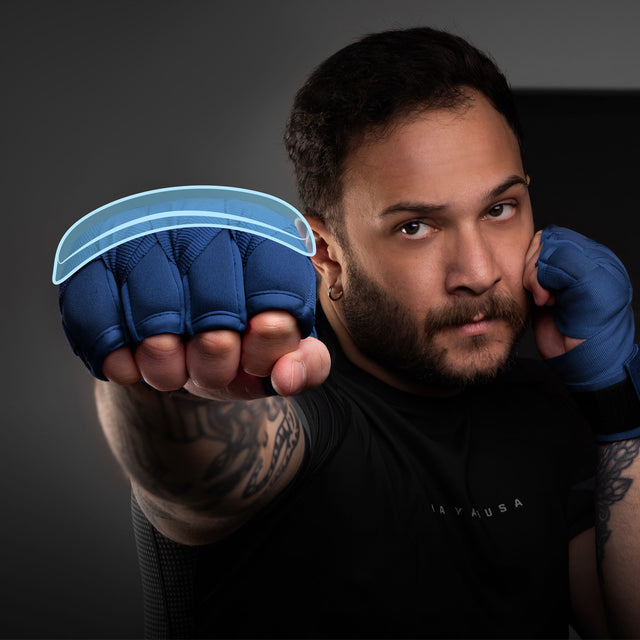 Hayabusa Hand Wraps Knuckle Guard – Blue
