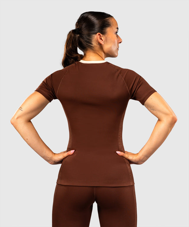 Rashguard Venum Viper Maniche Corte Donna – Marrone