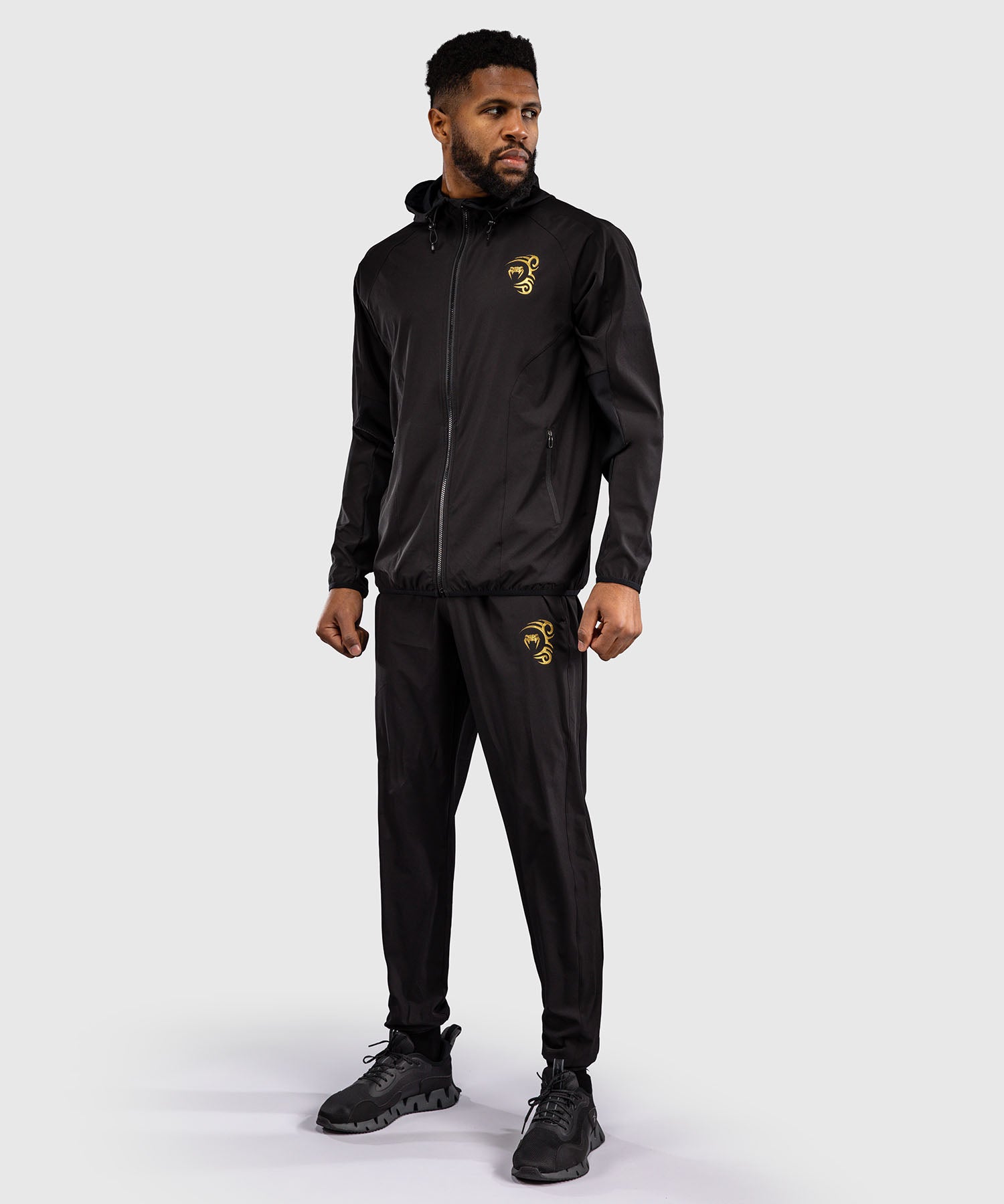 Venum x Mike Tyson Track Jacke Tiger – Schwarz/Gold
