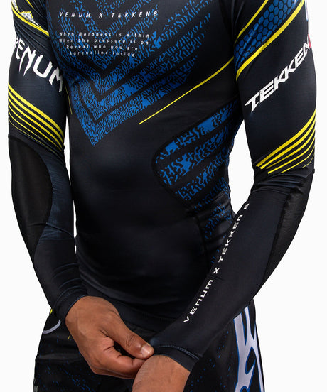 Venum Rashguard TEKKEN 8 King – Czarny/Żółty – zdjęcie 7