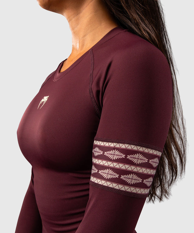 Venum Rashguard Talisman Lange Mouwen - Pruim