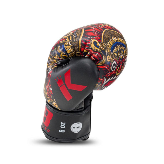 King Pro Boxing Boxing Gloves BG Baron - Black/Red/Gold 