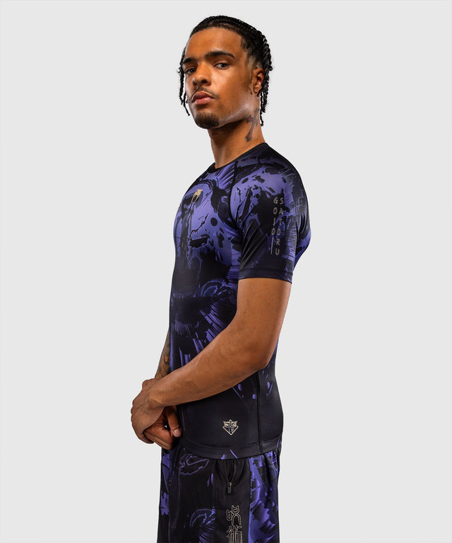 Venum Rashguard x Jujutsu Kaisen Gojo Korte Mouwen - Paars