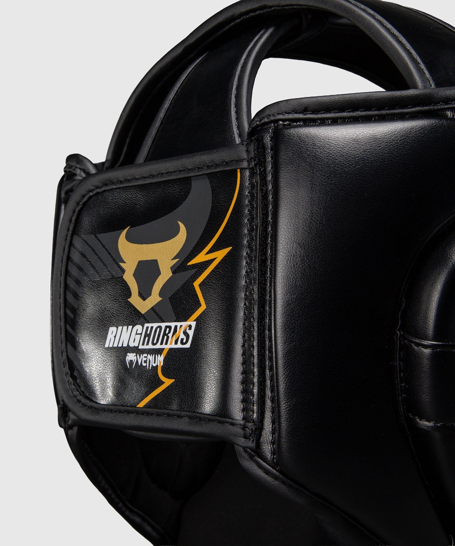 Ringhorns Charger Head Guard – Black/Gold