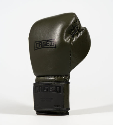 Caged Boxing gloves 'X' Series - Khaki Green/Black - Boxing gloves