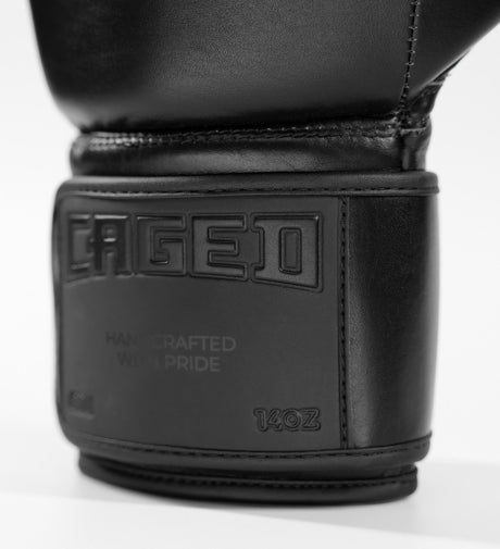 Caged Boxing gloves 'X' Series - Black/Black - Boxing gloves