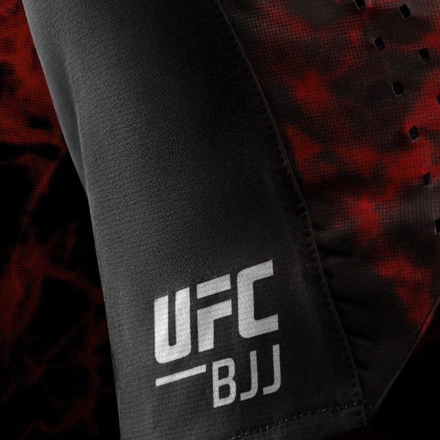 Spodenki BJJ Hayabusa x UFC – Damskie Czarne/Czerwone