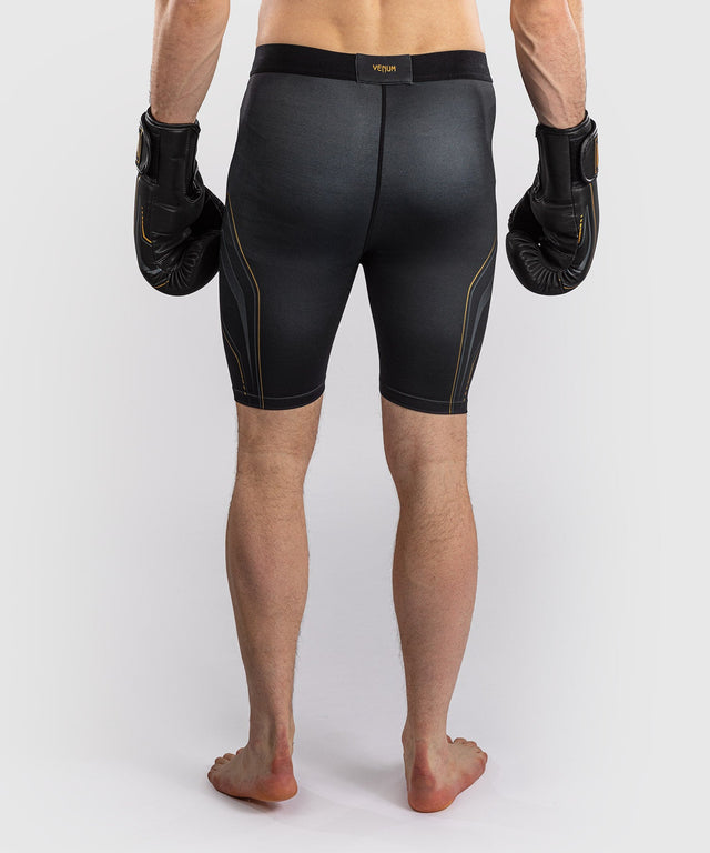 Venum Streamline Compression Shorts – Black/Gold