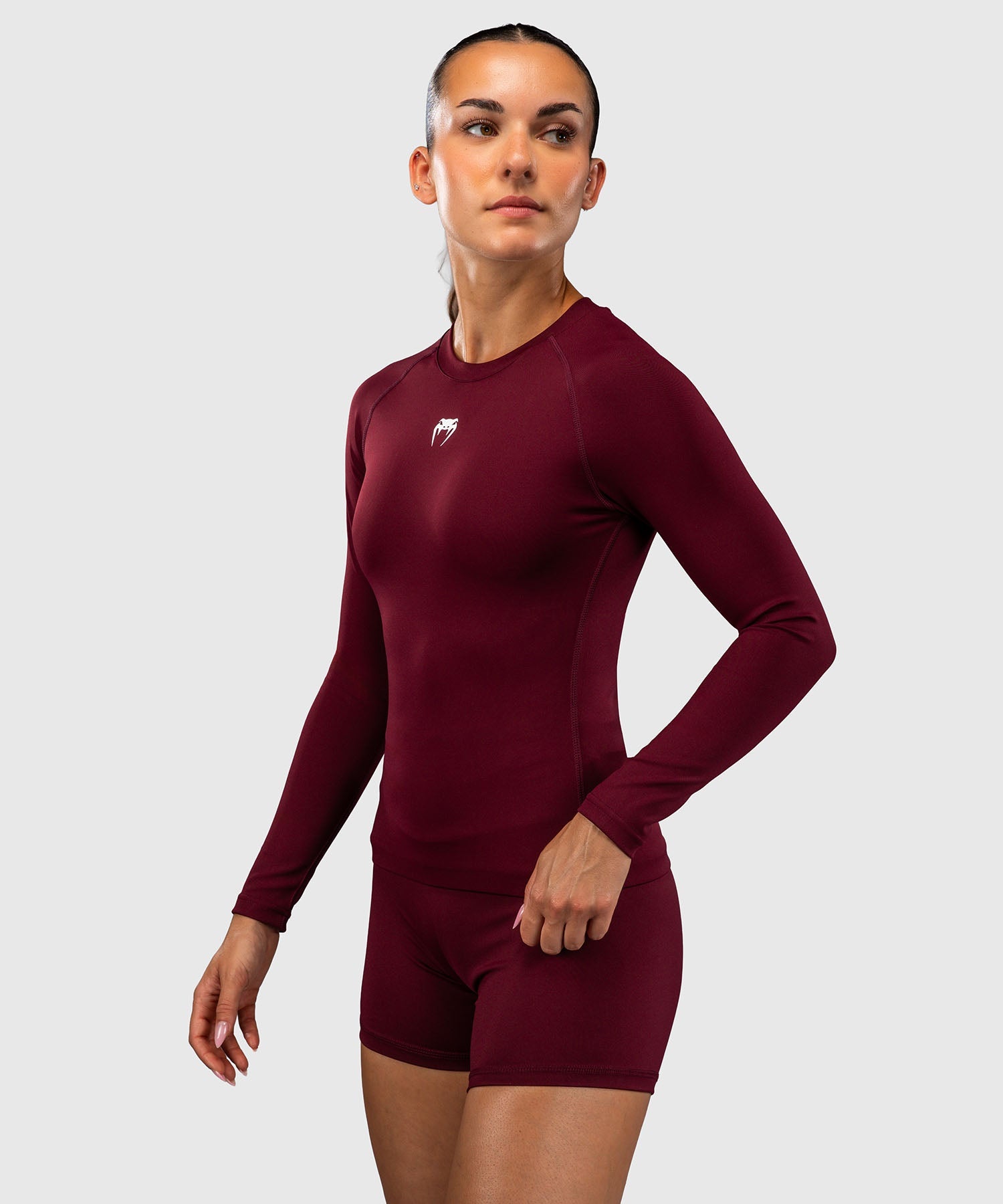 Venum Rashguard Aero XT Lange Mouwen - Pruim