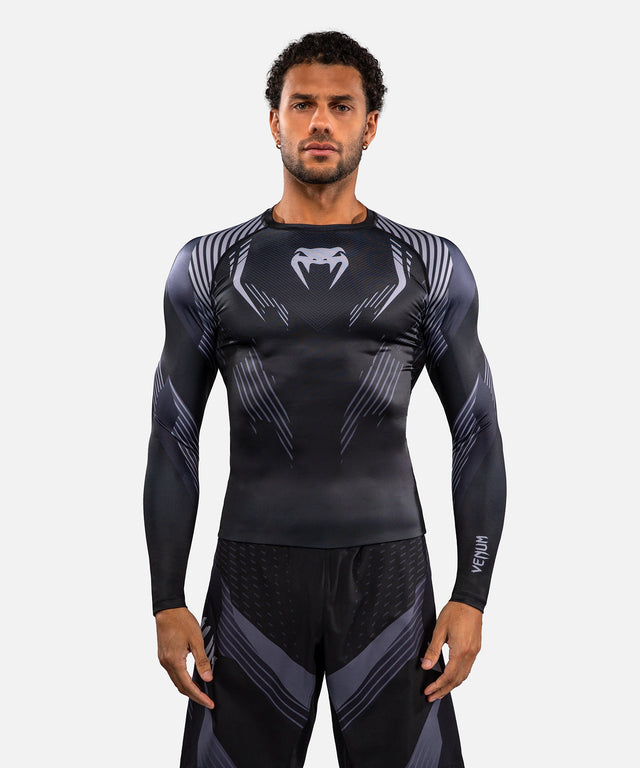 Rashguard Venum No-Gi 6.0 Maniche Lunghe – Nero/Grigio