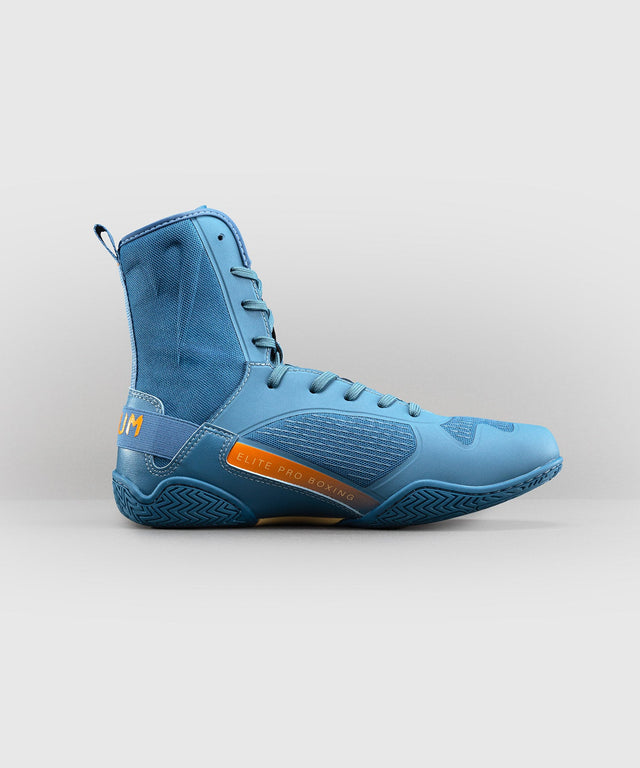 Venum Boksschoenen Elite Neo - Staalblauw/Oranje