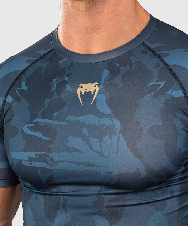 Venum Rashguard Fushiguro Korte Mouwen - Blauw