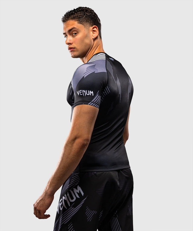 Venum Rashguard No-Gi 6.0 Korte Mouwen - Zwart/Wit