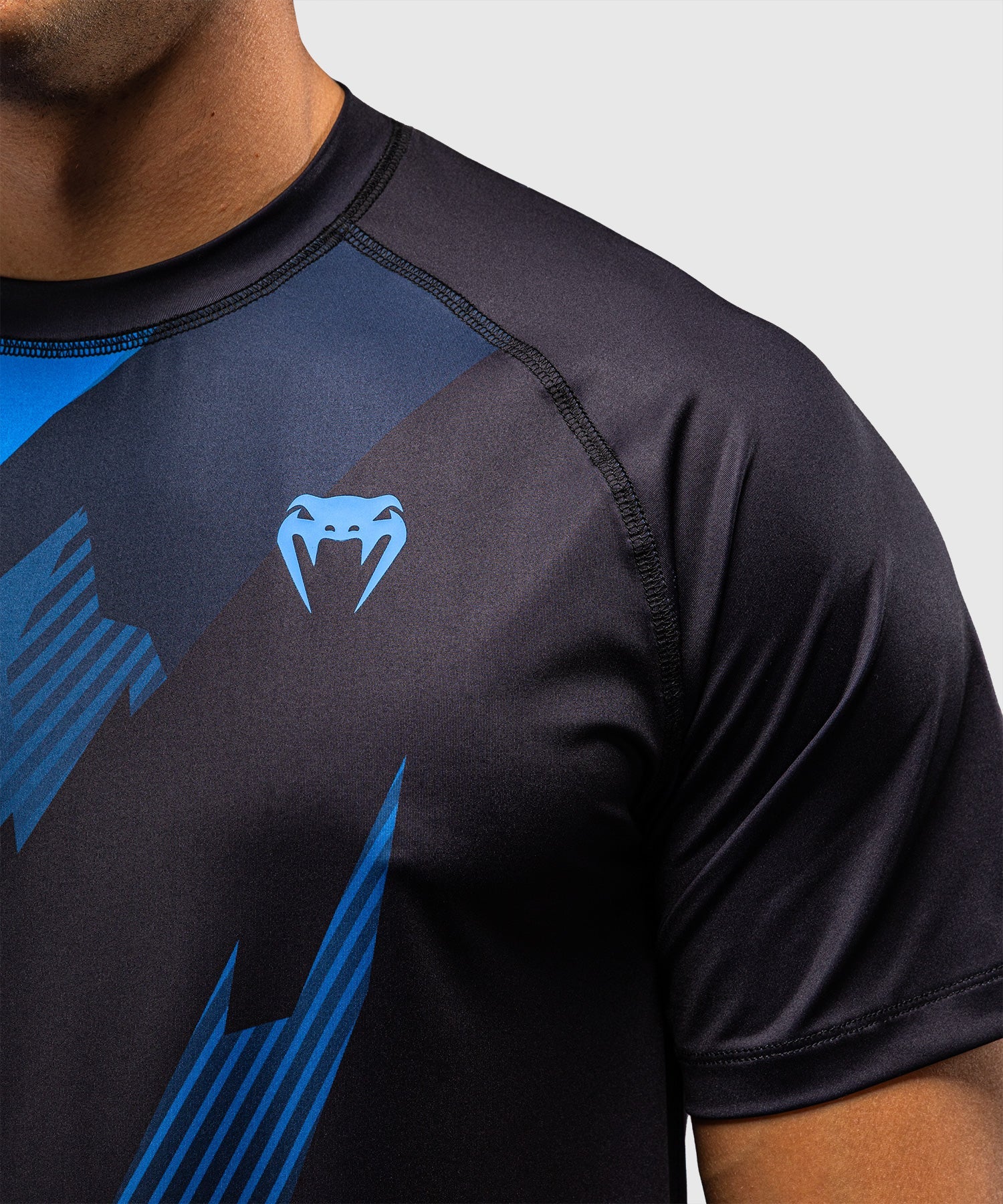Venum T-Shirt No-Gi 6.0 - Zwart/Blauw
