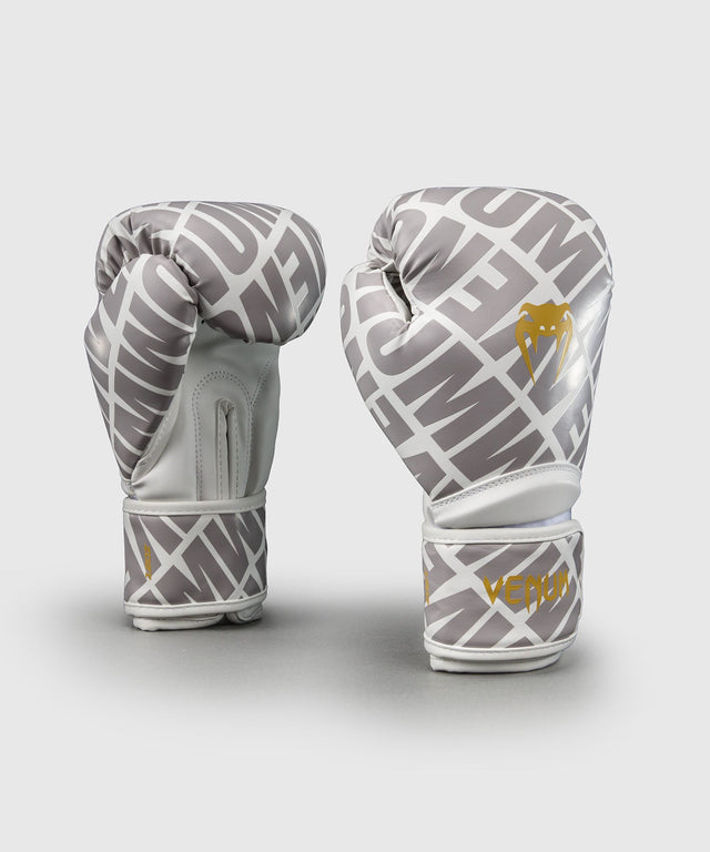 Venum Contender 1.5 XT 3D Boxing Gloves – White/Gold