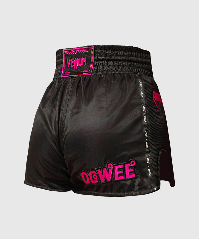 Venum Muay Thai Shorts x Dua – Black/Fuchsia Pink