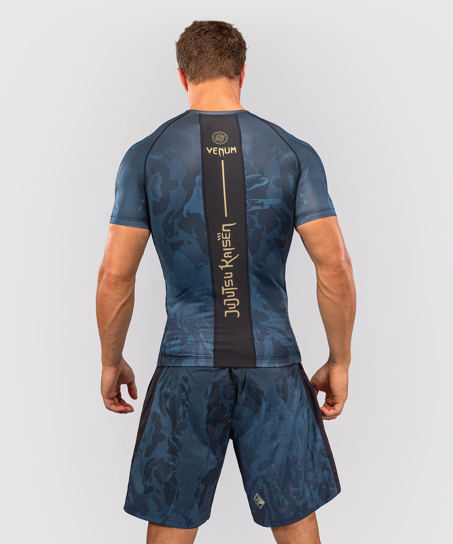 Venum Rashguard Fushiguro Korte Mouwen - Blauw