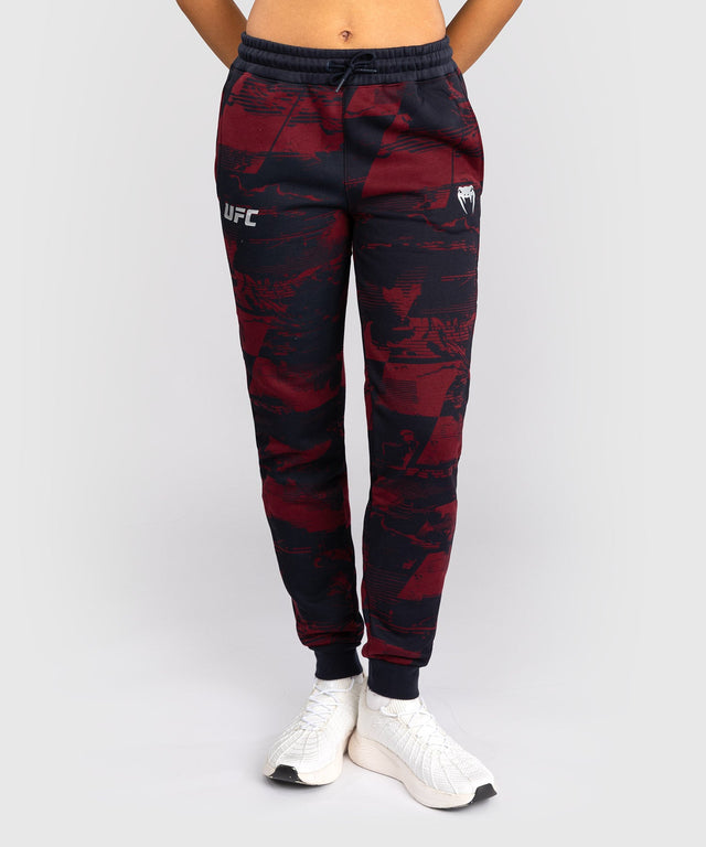 Venum UFC Trainingsbroek Zenith Dames - Marineblauw/Bordeauxrood/Zilver