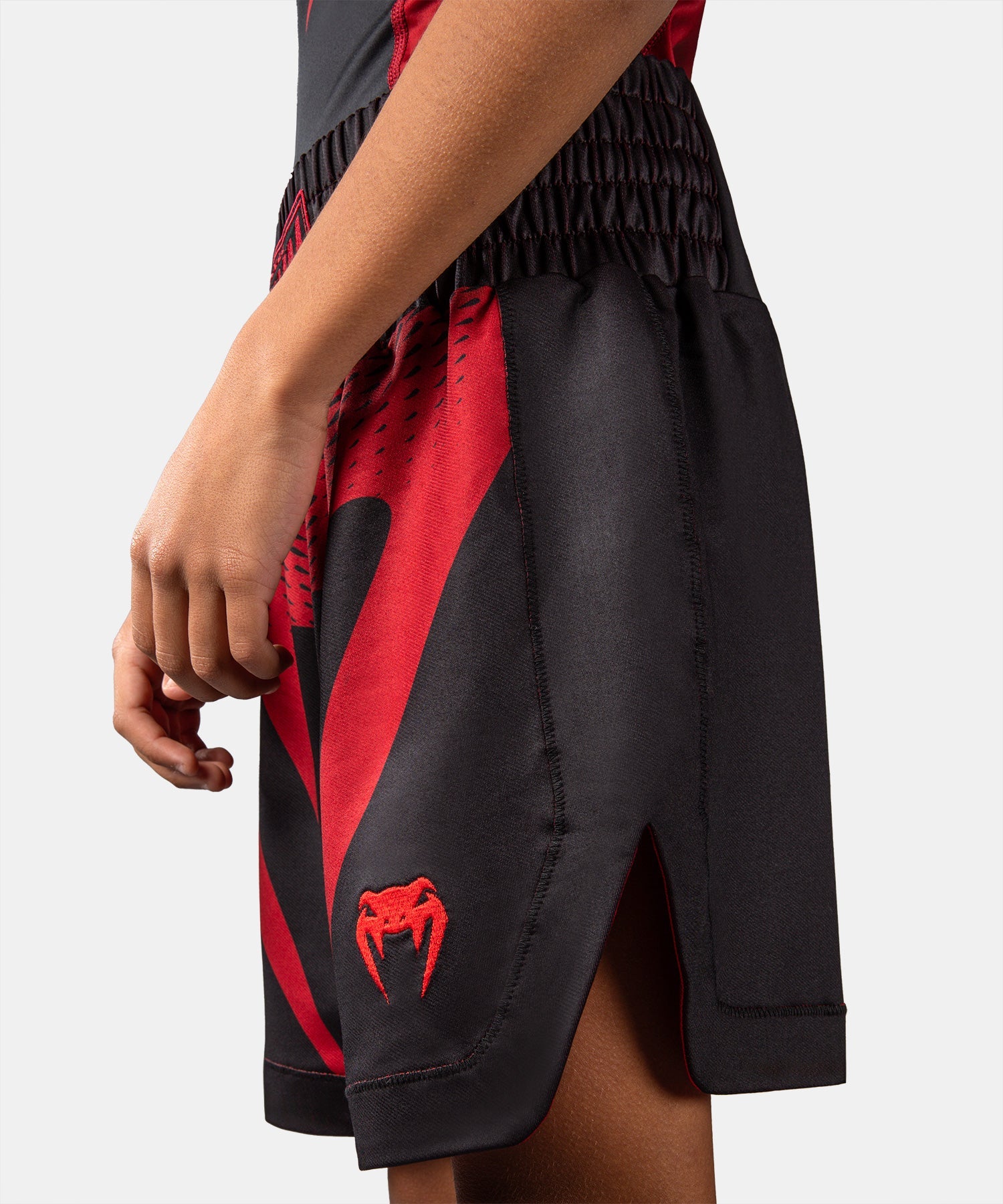Venum Attack Boksshort Kinderen - Zwart/Rood