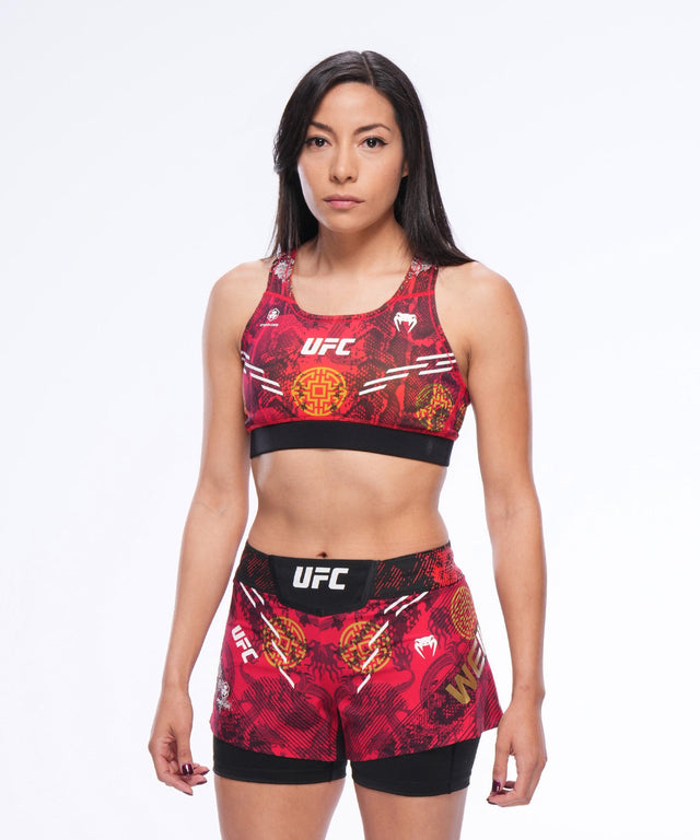 Venum UFC Sportbeha Unrivaled Zhang Weili Dames - Rood