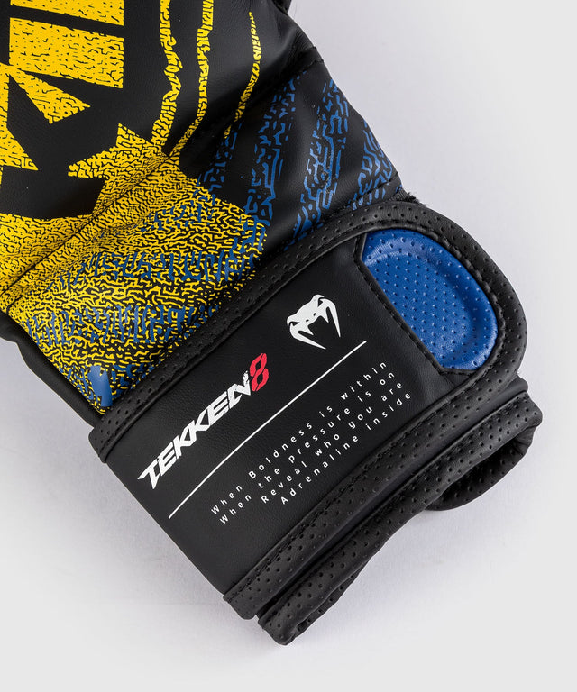 Guantes de MMA Venum x TEKKEN 8 King - Negro/Amarillo
