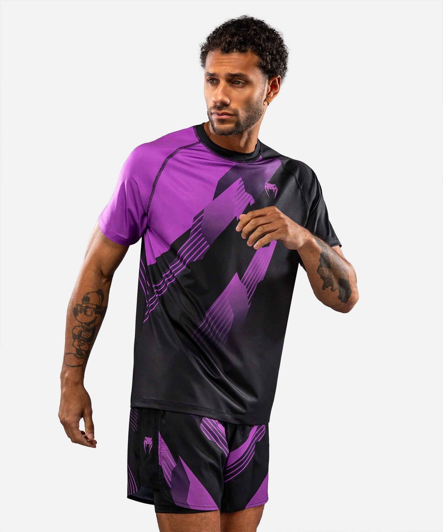 Venum T-Shirt No-Gi 6.0 - Zwart/Paars