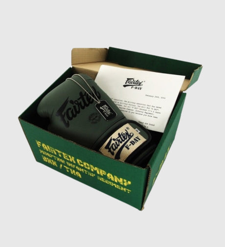 Rękawice bokserskie Fairtex BGV11 'F-Day' – Khaki