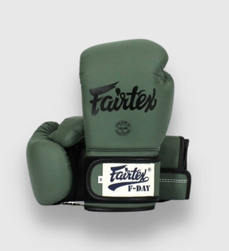 Rękawice bokserskie Fairtex BGV11 'F-Day' – Khaki