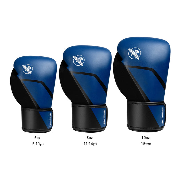 Hayabusa Bokshandschoenen E1 Kinderen - Blauw/Zwart