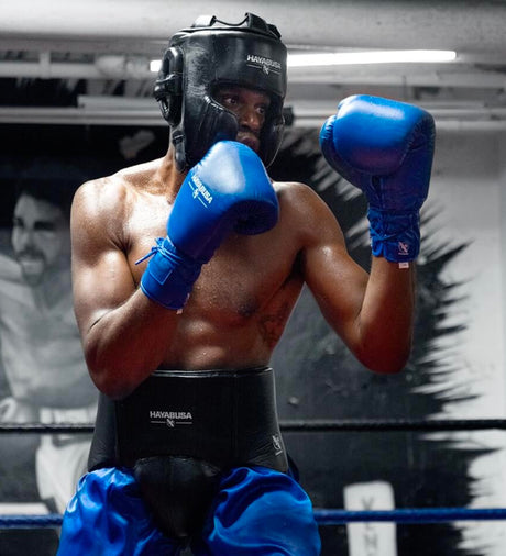 Rękawice bokserskie Hayabusa Pro Boxing Veters – Niebieskie