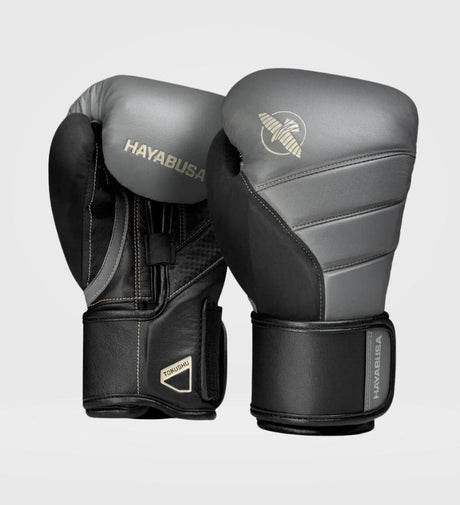 Rękawice bokserskie Hayabusa T3 – Szare/Czarne