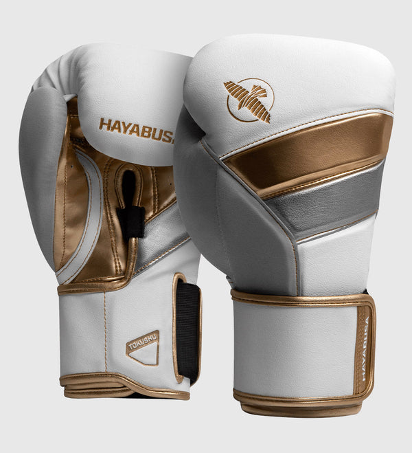 Hayabusa Boxing gloves T3 – White/Gold