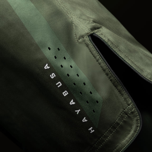 Hayabusa MMA Shorts Core Lang - Donkergroen